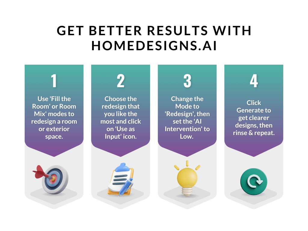 3D Modern Gradient 4 Steps Infographic Graph