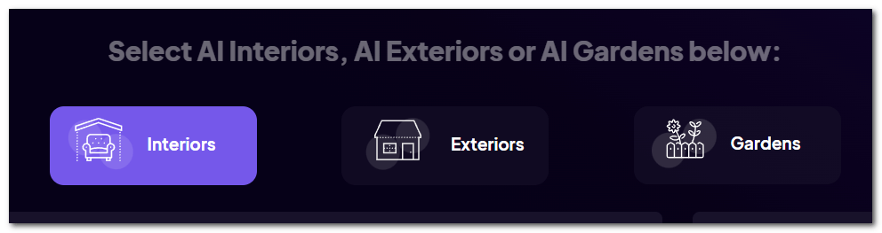 selecting the AI type