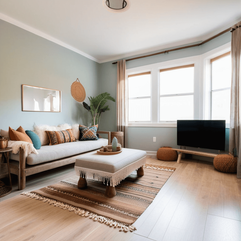 bohemian-living-room Elevate Your Living Room: Best Bohemian Style Decor and Ideas