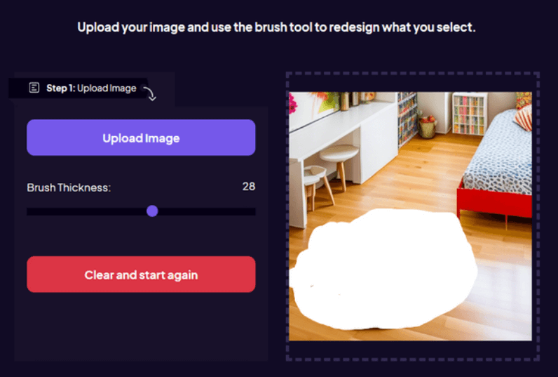 using the brush tool