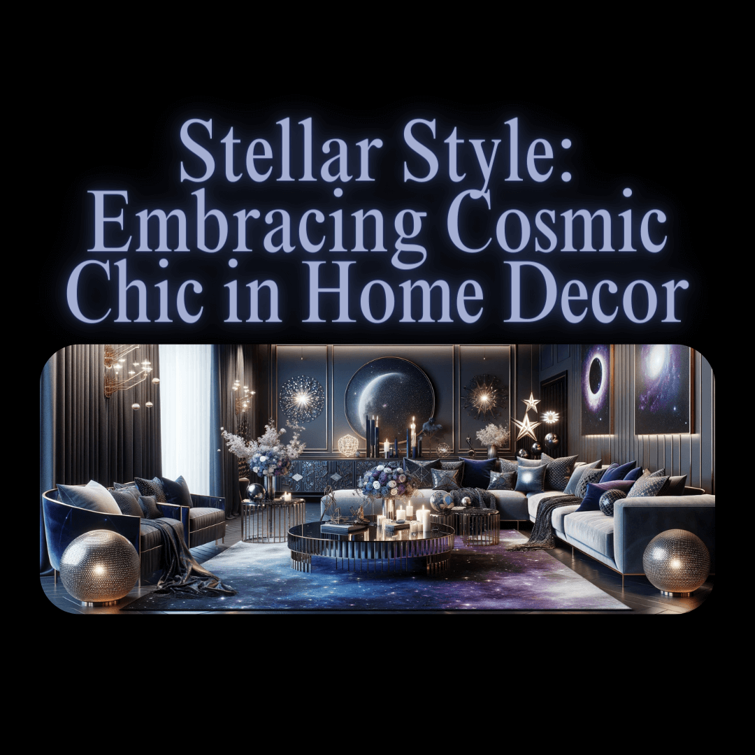 Cosmic-Chic Stellar Style: Embracing Cosmic Chic in Home Decor