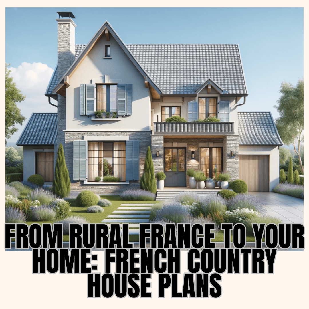 french-country-house-plans From Rural France to Your Home: French Country House Plans