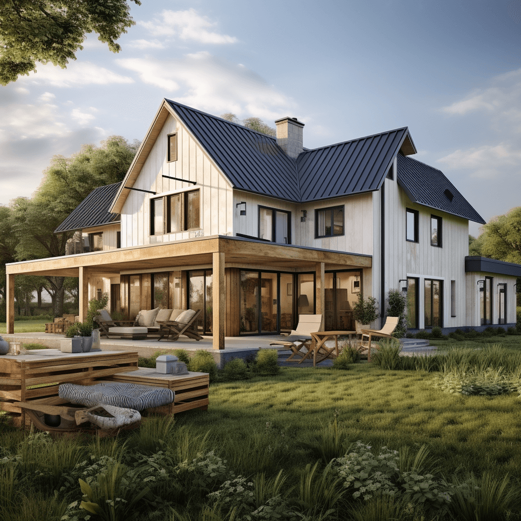 an example of a modern farmhouse