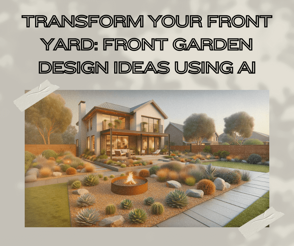 modern-front-garden-ideas Transform Your Front Yard: Front Garden Design Ideas Using AI