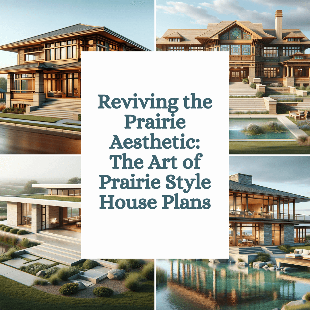 Reviving the Prairie Aesthetic: The Art of Prairie Style House Plans