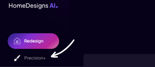 Precision+ Mode in HomeDesigns AI
