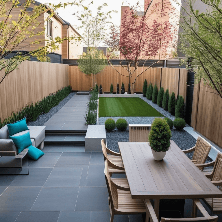 urban-backyard a front yard design